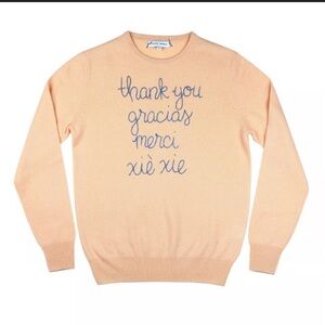 Lingua Franca Script Crewneck Sweater
